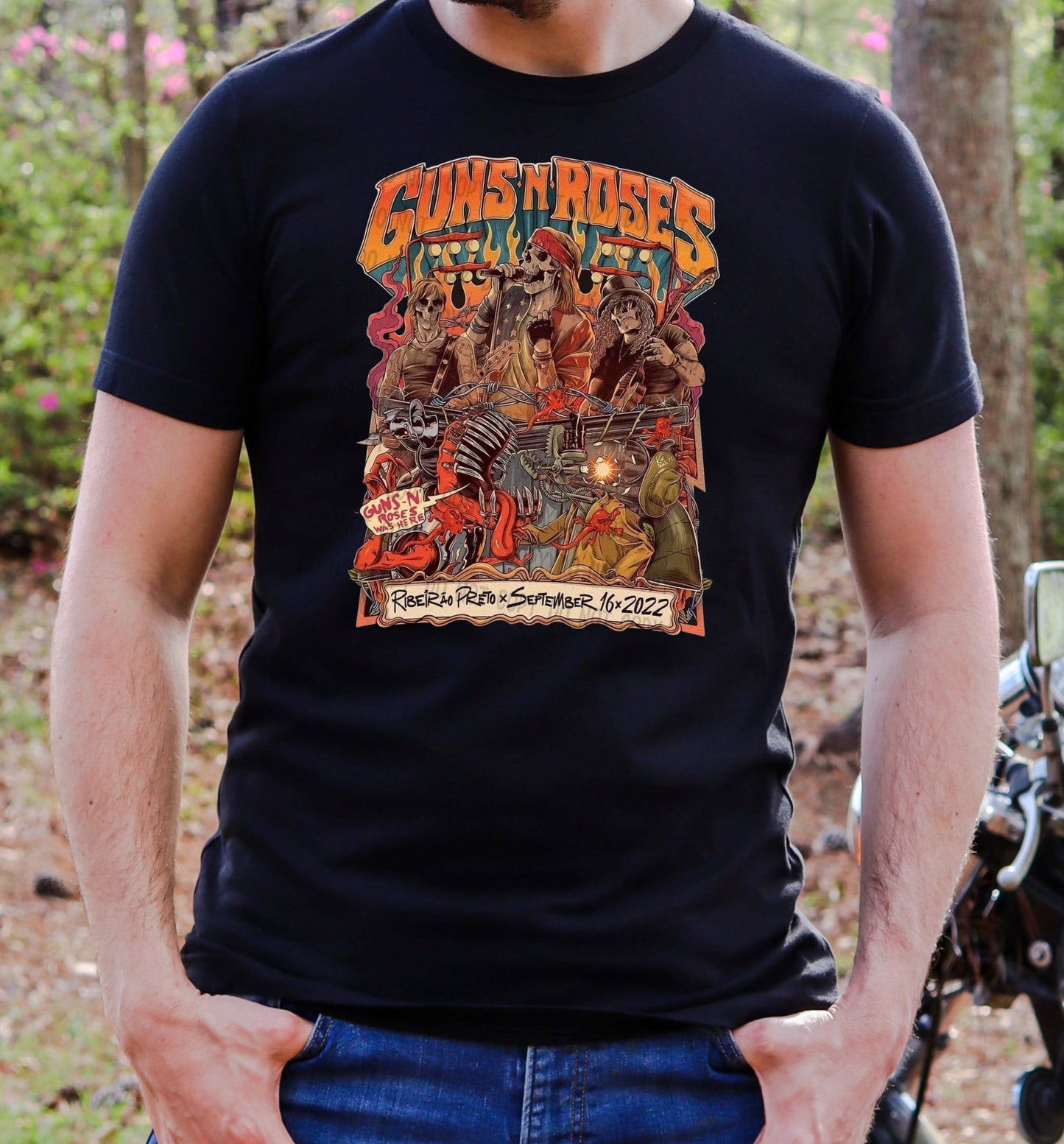 GNR Poster Short Sleeve T-Shirt