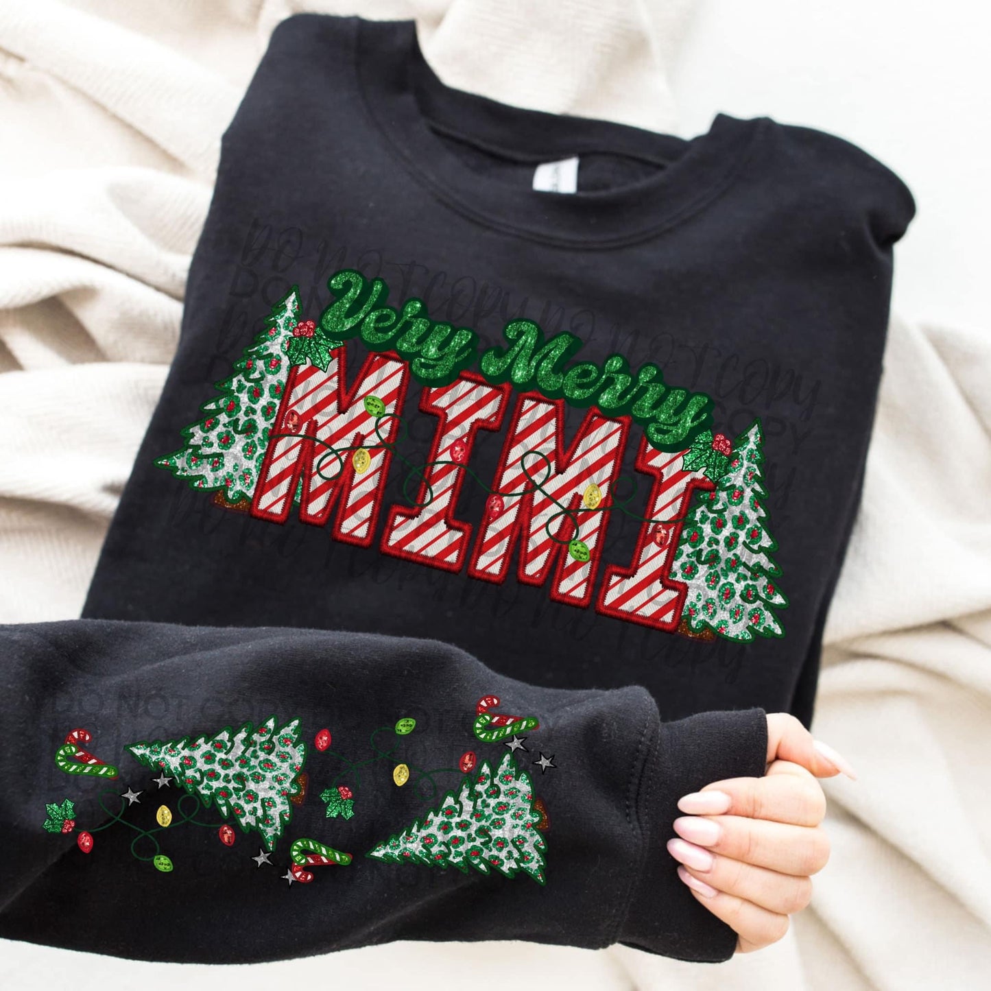 Very Merry Mimi Faux Glitter