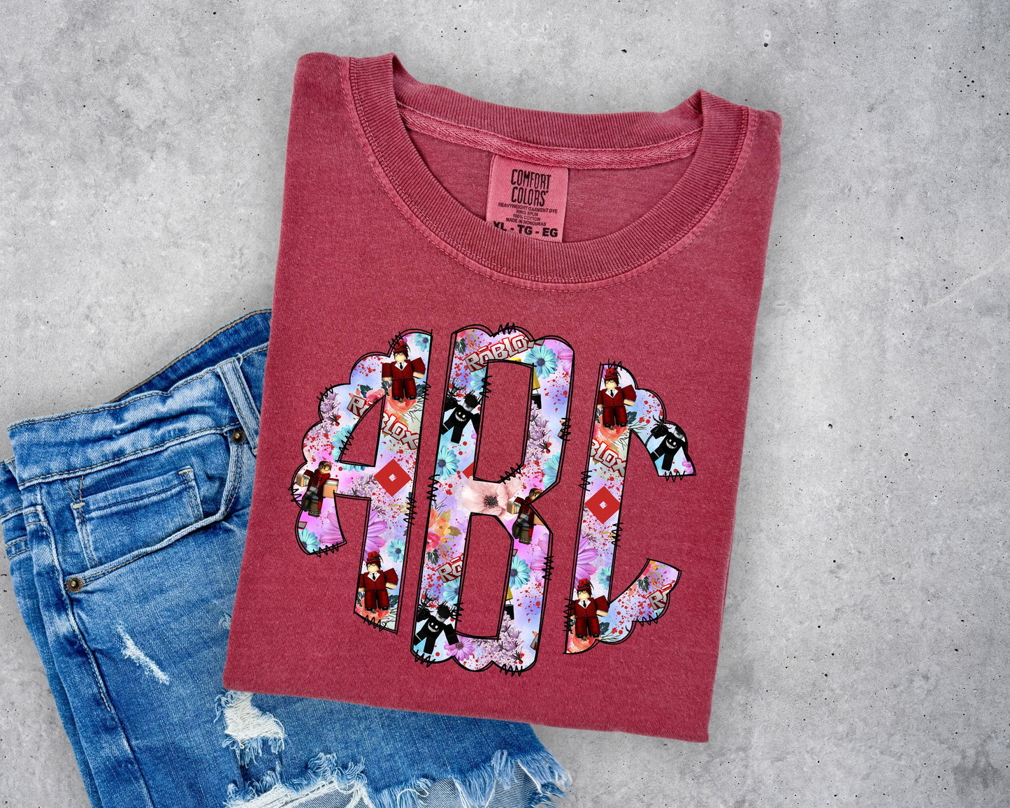 Roblox Monogram Short Sleeve T-Shirt #385