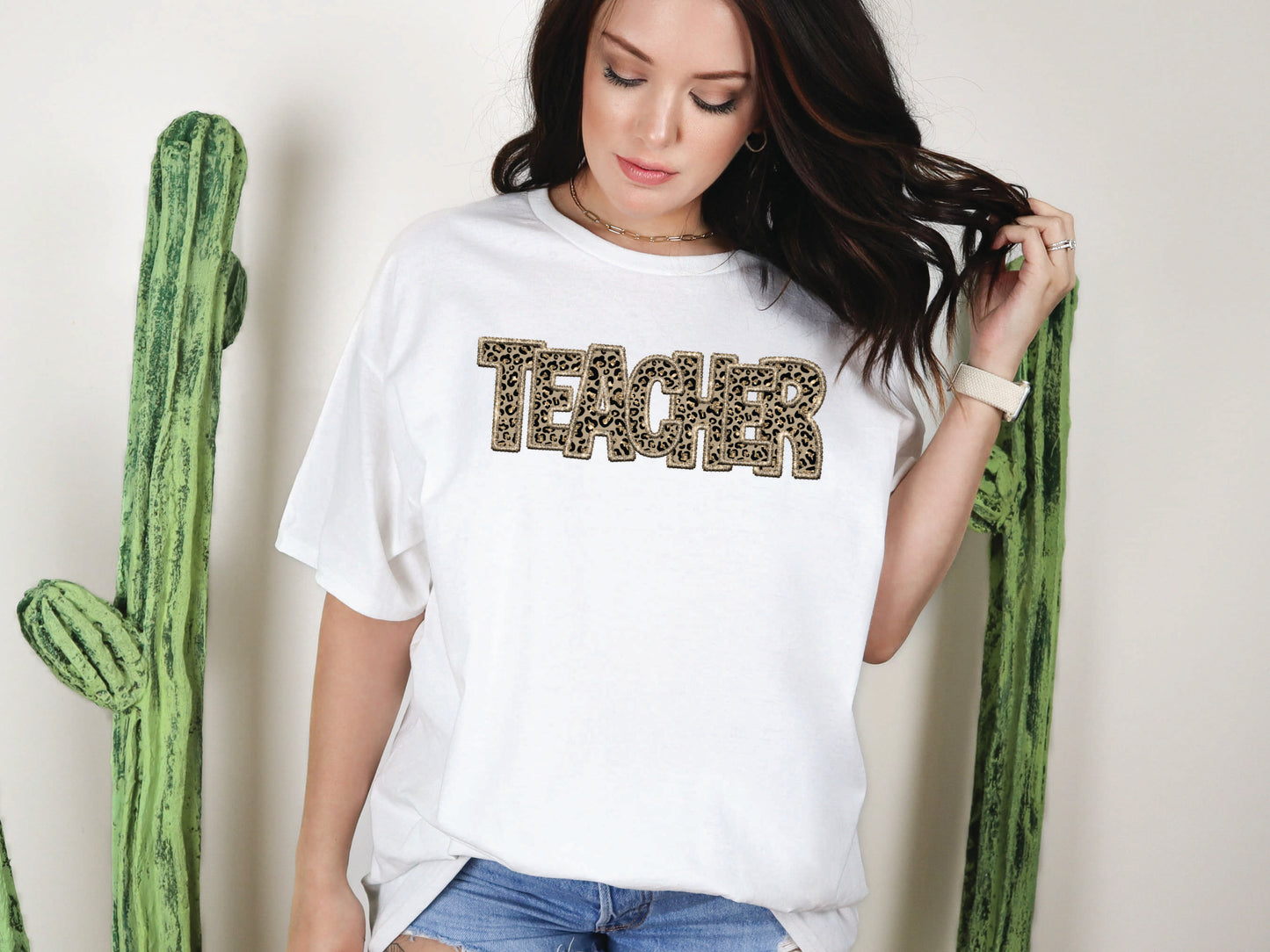 Teacher Faux Embroidery