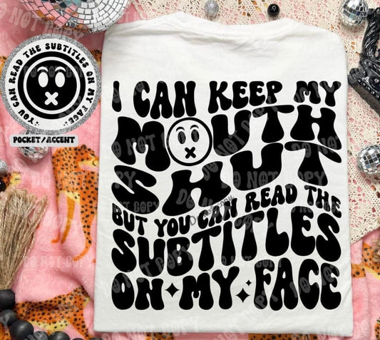 I Can Keep My Mouth Shut
