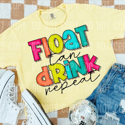 Float Tan Drink Repeat