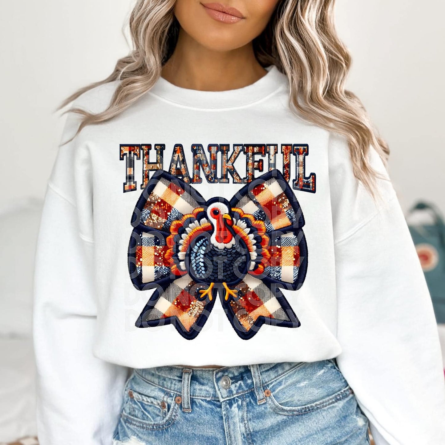 Thankful Turkey Bow