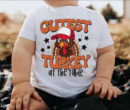 KIDS Cutest Turkey At The Table (Boy)