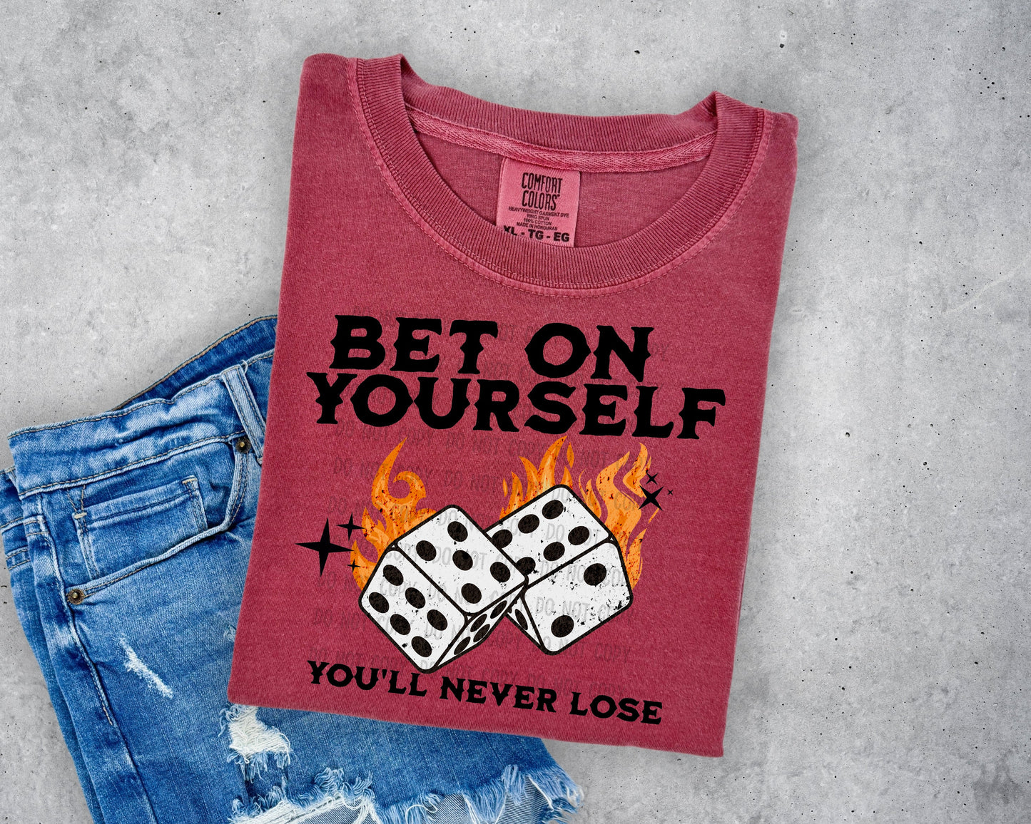 Bet on Yourself You'll Never Lose Short Sleeve T-Shirt