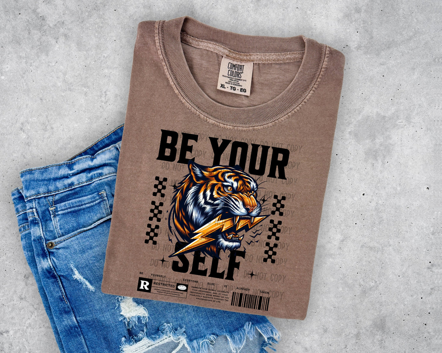 Be Your Self Tiger Short Sleeve T-Shirt