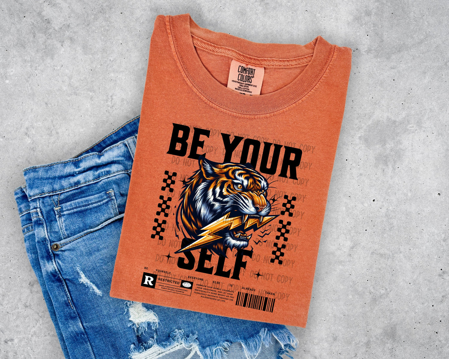 Be Your Self Tiger Short Sleeve T-Shirt