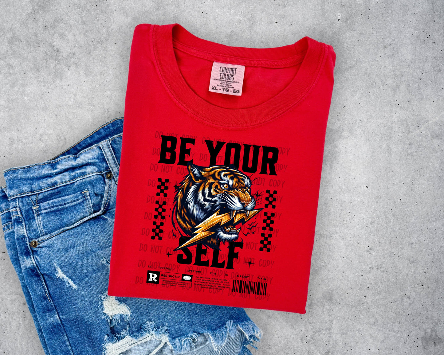 Be Your Self Tiger Short Sleeve T-Shirt