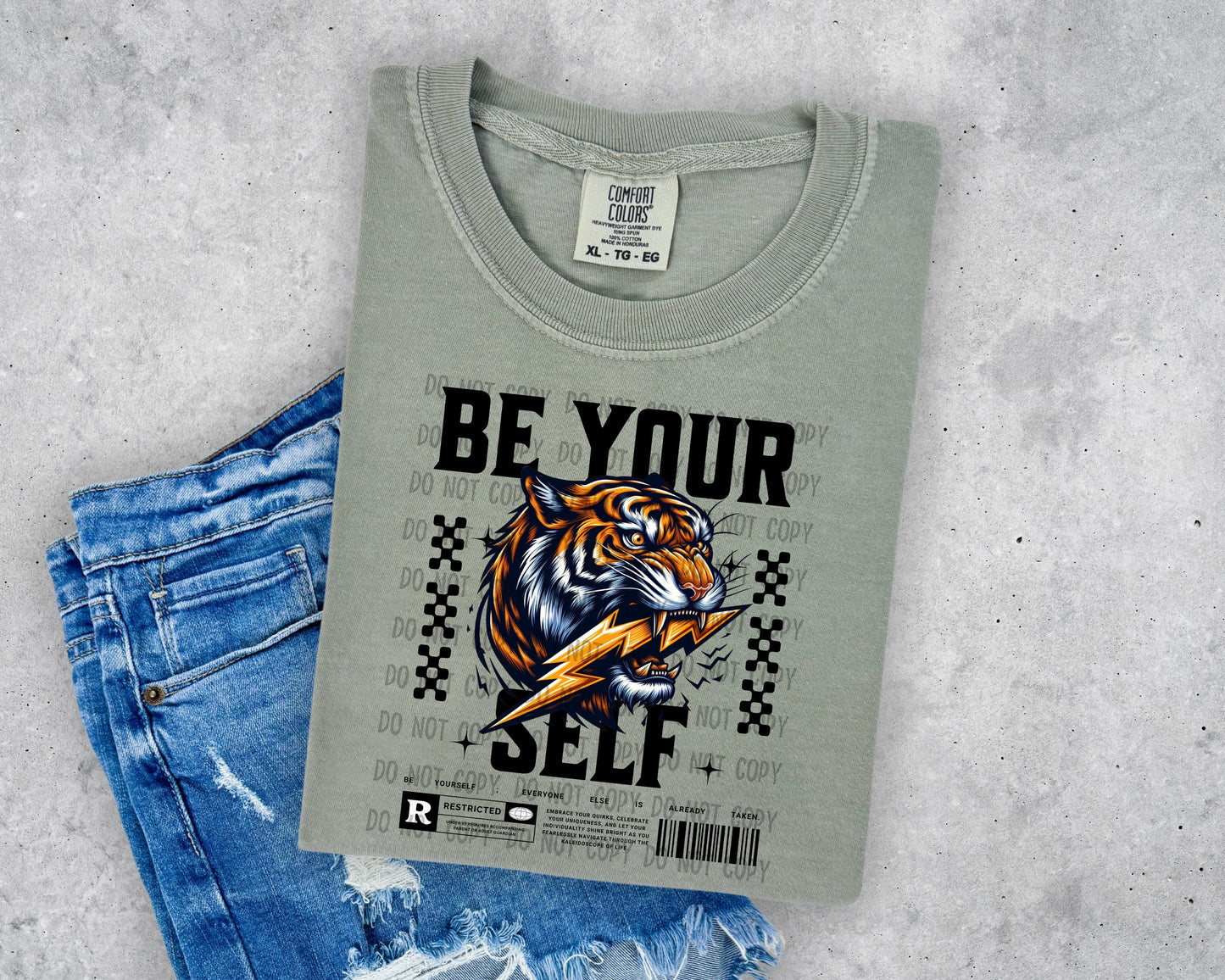 Be Your Self Tiger Short Sleeve T-Shirt