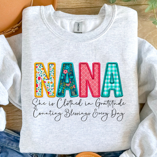 Nana-Clothed in Gratitude