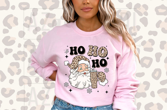 Leopard Santa Sweatshirt