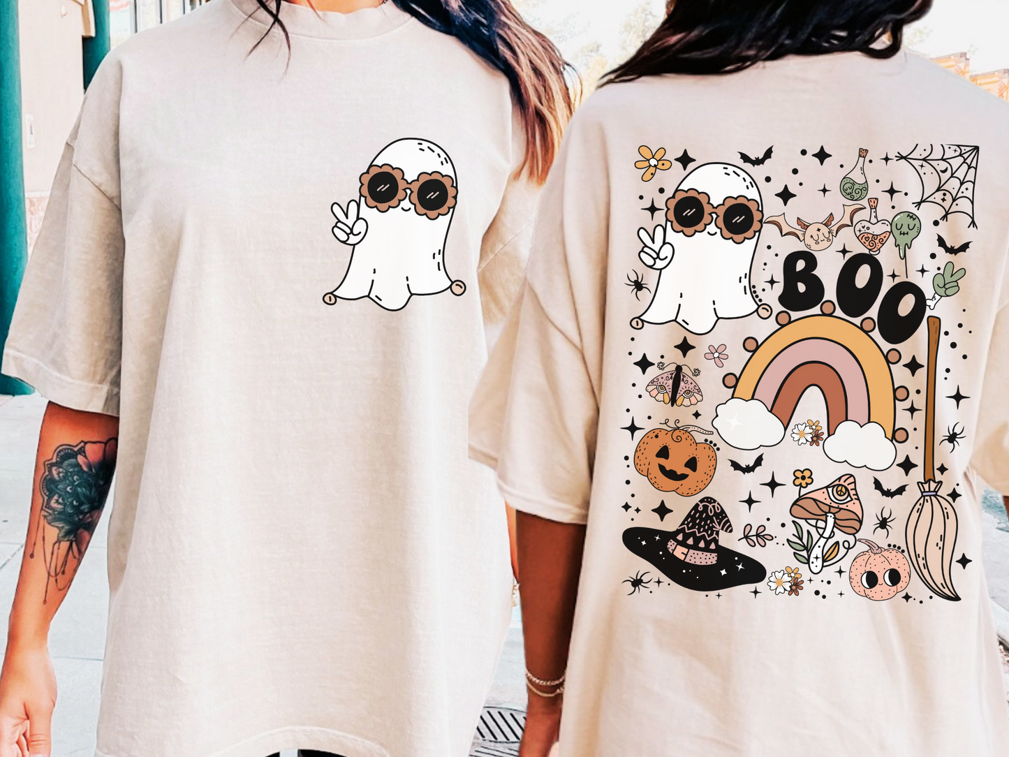 Groovy Halloween Tarot Cards T-Shirt and Sweatshirt