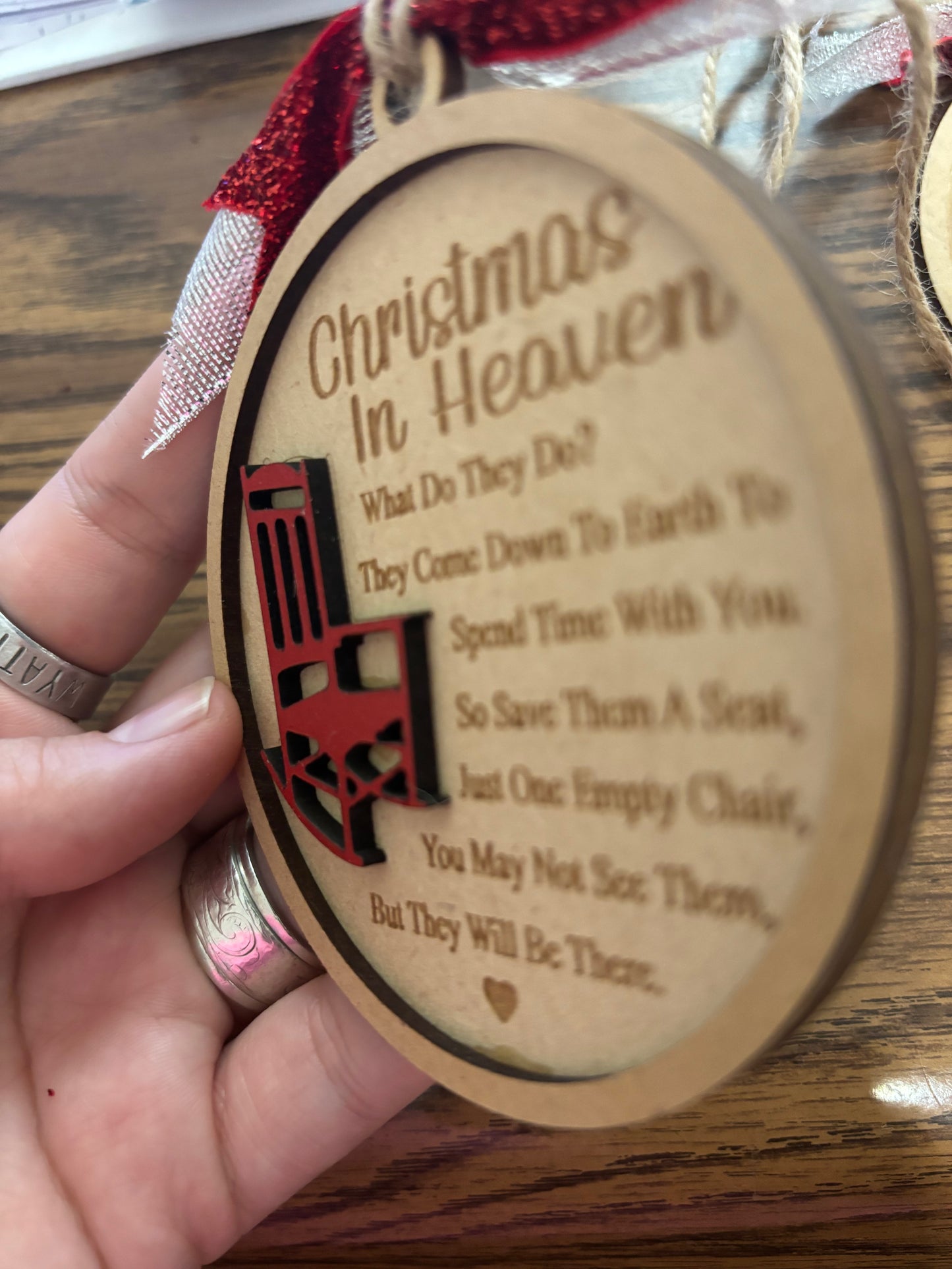 Customized Loved one Ornament