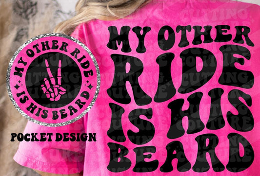 Other ride is his beard