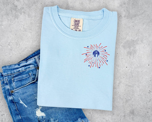 Personalized Firework Short Sleeve T-Shirt