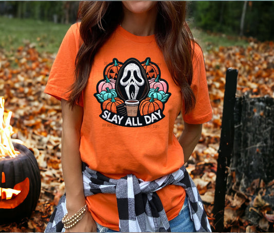 Slay all Day Ghost Face #2 T-Shirt and Sweatshirt